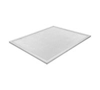 JEWEDECO Rectangular Aluminum Mesh Range Hood Filter with Easy Slide-out Design for Efficient Grease Filtration and Heat Resistance, Corrosion Resistant Kitchen Hood Vent Filter Replacement