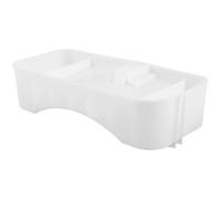 JEWEDECO Refrigerator Drip Tray Replacement 9.25" X 4.13" X 2.17" Plastic Condensate Drain Pan for Compressor Water Collection Compatible with Refrigerator Water Dispenser