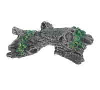 JEWEDECO Reptile Hide Place Reptile Box Adorn Hard Texture Easy to Use Resin Tree Hole Decor and Small Pets