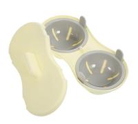 JEWEDECO Reusable Egg Poacher Microwave Egg Cooking Tool Heat-resistant Pp Material Minimalist Ivory Design Easy Operation Kitchen Accessory for Kitchen Use