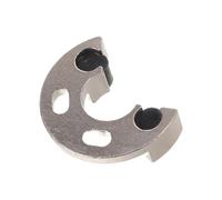 JEWEDECO Rotary Valve Smooth Silver Metal and Construction Half Moon Shaped Valve Replacement for French Horn and Euphonium for Orchestras and Bands, Advanced Performer