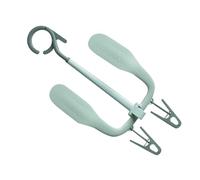 JEWEDECO Rotatable Shoe Drying Holder with Windproof Lock Multi-functional Abs Shoe Hanger Rack for Insoles and Laces Strong Load Capacity Space-saving Household Drying Rack in Light Green