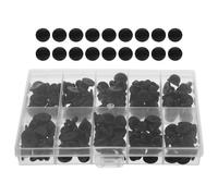 JEWEDECO Rubber Pin Backs Non- Locking Clasps 150pcs Heavy Badge Keepers with Versatile Usage for Lapel Pins and Brooches for Formal Events and Business Meetings