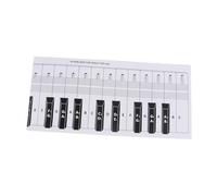 JEWEDECO Scale Guide for Beginners Portable Finger Exercise Reference for Student Learning Efficiency