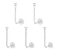 JEWEDECO Scrunchie Holders Stylish and Simple Design Hair Tie Organizer 5 Pcs Acrylic for Display and Storage Suitable for Female Bedroom Or Dressing of Hair Accessories and Jewellery