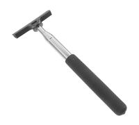 JEWEDECO Side Mirror Squeegee Cleaner Car Rearview Mirror Wiper for Daily Use Retractable Handle Telescopic Design Plastic Universal Rubber Strip Car Window Cleaner Tool