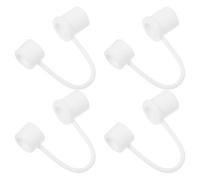 JEWEDECO Silicone Covers Convenient for Carrying 4pcs in White, Reusable Tips Protecting Against Dust for Home and Travel Use