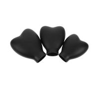 JEWEDECO Silicone Makeup Brush Protective Covers Makeup Accessories 3pcs Flexible and Easy to Store Brush Caps for Travel and Outdoor Use
