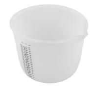 JEWEDECO Silicone Measuring Cup with Reusable Sturdy Silicone Material 1000ml for Epoxy Resin and Less Prone to Breakage, for Jewelry Casting and Craft Projects