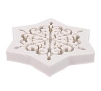 JEWEDECO Silicone Resin Mold Practical White Silicone Mold for Crafts for Home and Family Gathering for Friends Who Love Making Crafts