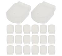 JEWEDECO Silicone Zipper Pull Covers Minimizes Zipper-induced Damage 100pcs and Protects Delicate Garments for Zipper-Equipped Clothing and Commercial Uniforms in Front Load Laundry