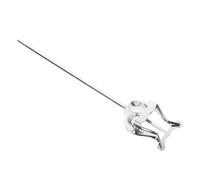 JEWEDECO Silver Portable Trumpet Lyre Marching Band Music Clip Metal Sheet Holder Multi-functional Durable Sl ontemporary Decorative Aesthetics for Instrument Use