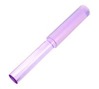 JEWEDECO Singing Bowl Multi-functional Crystal Comfortable for Mallet Acrylic Purple Knocking Rod Tibetan and Practical Bowl Accessory Yoga, Home Practice Concerts