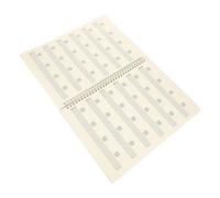 JEWEDECO Six-string Guitar Tablature Notebook A4 Portable Music Sheet Book with Chord Boxes for Guitar Beginners and DIY Guitarists Music Practice and Teaching Notebook