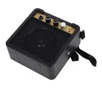 JEWEDECO Small Bass Amp Electric Guitar Amp 5w Portable Mini Amplifier with Versatile Connectivity Plastic and Metal Design Lightweight for Musicians Beginners