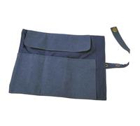 JEWEDECO Smart Watch Strap Storage Bag Canvas Portable Organizer Pouch for Watch Bands and Pens Compact Blue for Daily Use and Travel