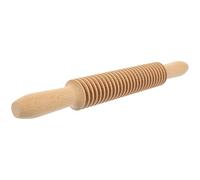JEWEDECO Spaghetti Pasta Maker Rolling Pin Wooden Noodle Cutter 13 Inch for Dough Rolling and Pastry Making Kitchen Tool for Italian Cooking