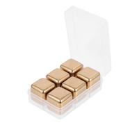 JEWEDECO Stainless Ice Cube Quick-Freeze Melting Proof Food-Grade Reusable Cooling Cube with Plastic and Stainless Steel Material for Beverage and Drink Chilling