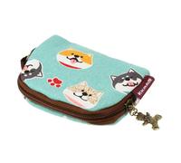 JEWEDECO Stitch Coin Purse Japanese Style Girls Change Bag Money Wallet Multifunctional Storage Bag