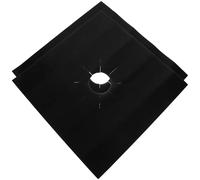 JEWEDECO Stovetop Burner Liners Oil Non-stick 2pcs Gas Stove Burner Covers Reusable Protector Pads for Easy Cleaning and Kitchen Essentials