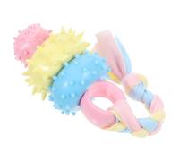 JEWEDECO Sturdy for Teething and Diverting Attention from Biting Furniture Polyester Material Braid-shaped Dog Chew for Puppies and Dogs for Playing Alone at Home