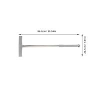 JEWEDECO Telescoping Sign Holder Stainless Steel Pole for Class Sports Meetings, Extendable and Easy Storage Handheld Paddle Sign Holder for Outdoor Advertising