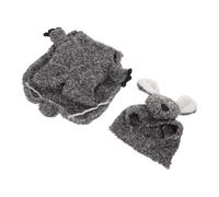 JEWEDECO Thick Cotton Dog Clothes for Small Dogs Funny Warm Pet Costume for Corgi and Puppy Easy to Wear Animal Dress Up Apparel for Holiday Parties and Cold Weather