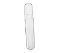 JEWEDECO Travel Tweezer Case with Lid Portable Storage Tubes for Eyelash Extension Tweezers Mini Plastic Containers for Craft Supplies for Makeup Artists