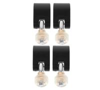 JEWEDECO Trekking Pole Lock Replacement Clips Stable Flip Lock Design 4 Sets Lightweight Nylon Material for Walking Poles and Hiking Sticks for Outdoor Hiking and Mountaineering