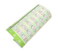 JEWEDECO Ukulele Chord Practice Chart Poster Adjustable Ukulele Learning Sticker for Beginners Music Note Guide Scales and Chords for Kids and Adults