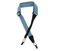 JEWEDECO Ukulele Strap No Drilling Soft Adjustable Dark Blue Comfortable Bass Strap for Acoustic and Baritone Ukulele Musical Instrument Accessories