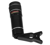 JEWEDECO Universal Patch and Detective Phone Tripod Clip Private for 20x Telescope Lens, Metal External with Adjustable Focal Length Camera Photography and Watching