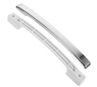 JEWEDECO Universal Refrigerator Handle Replacement Part for Fridge and Freezer, Silver Abs Material Easy Installation and Sl esign, Compatible 230mm Inner Hole and 275mm Outer Hole