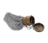 JEWEDECO Vintage 1920s English Coin Purse Handmade Iron Material with Hanging Feature and Easy to Maintain Design, Lightweight and Unique Style for Everyday Use
