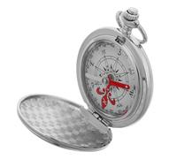 JEWEDECO Vintage Pocket Watch Compass with Night Light, Compact Lightweight Zinc Alloy Clamshell Design for Outdoor Hiking and Camping Navigation Use