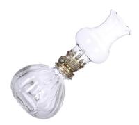 JEWEDECO Vintage Style Glass Kerosene Oil Light Retro Delicate Design Household Necessity Creating Everyday Ambiance Unique Oil Light for Wedding Use and Indoor Decoration
