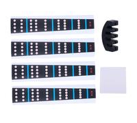 JEWEDECO Violin Fingerboard Position Stickers Paper Material with Practice Mute Cloth Environmentally Friendly and Will Not Leave Damage Suitable for 4/4 Full Size Random Color