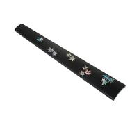 JEWEDECO Violin Replacement Wooden Fretboard Unique Pattern Smooth Easy Installation Violin Accessory for Self-repair and Upgrading Appearance