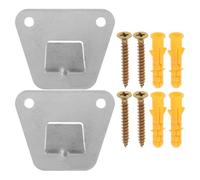 JEWEDECO Wall Fan Mounting Bracket Set 2-Pack Heavy Duty Steel Wall-Mounted Fan Bracket with Adjustable Angle and Oscillating Wall Mount for Space Saving