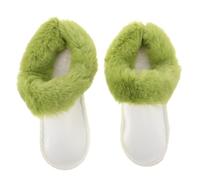 JEWEDECO Warm Plush Boot Liners for Hole Shoes, Thick and Soft Furry Shoe Inserts, for Snow Activities and Cold Weather, 1 Pair Removable Clog Slipper Liners for Winter
