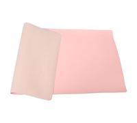 JEWEDECO Waterproof Makeup Vanity Pad 40x80cm, Pink Desk Protector Mat Dustproof, Oil-resistant Surface, Soft Comfortable Table Mat for Dressing Table and Workstation