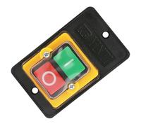 JEWEDECO Waterproof Push Button Switch Copper Material for Reliable Start/stop Operation 220v 380v 10a Industrial Control for Milling Machines and Drill Presses Suitable for Workshop Use