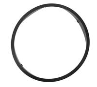 JEWEDECO Wide 12-inch Black Plastic Quartz Clock Shell Frame Wall Clock Replacement Part Functional Wide Trim for Home and Office Quartz