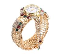 JEWEDECO Women Bracelet Watch Fashion Alloy Watch Shiny Quartz for Women Creative Bracelet for Daily Wear and Special Occasions