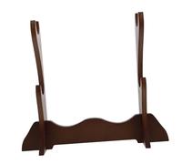 JEWEDECO Wood Flute Display Stand Flute Display Rack for Crafts Desktop Piccolo Holder