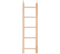 JEWEDECO Wooden Bird Ladder for Parrot Cage Climbing Hanging Bridge Suitable for Budgerigar and Small Birds