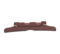 JEWEDECO Wooden Mandolin Bridge for Recordings and Performances, Precision Adjustable Guitar Saddle Pin Replacement, Versatile Use to Solve Tuning Issues, Coffee Colour Instrument