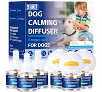 Jeweeio 9 In 1 Dog Calming Pheromone Diffuser (3 Plug in + 6 Refills)