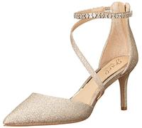 Jewel Badgley Mischka Women's Alaia Pump, Light Gold, 5.5 UK