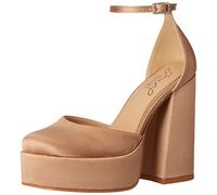 Jewel Badgley Mischka Women's Giada Platform, Almond Nude, 5.5 UK
